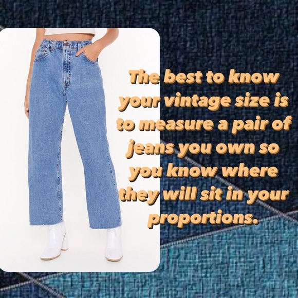 Vintage Jeans Size Guide - Picture 5 of 10